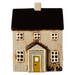 Gingerbread World IB Laursen Denmark – Ceramic Tealight House - Visby Cottage with Bicycle & Black Roof 27682-76 1
