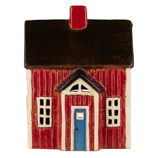 Gingerbread World IB Laursen Denmark – Ceramic Tealight House Visby Schoolhouse 27659-33