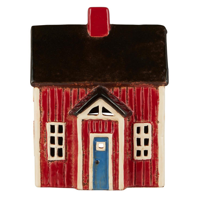 Gingerbread World IB Laursen Denmark – Ceramic Tealight House Visby Schoolhouse 27659-33