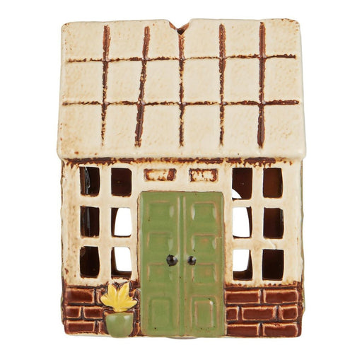 Gingerbread World IB Laursen Denmark – Ceramic Tealight House – Orangerie Greenhouse Shed - 27683-00