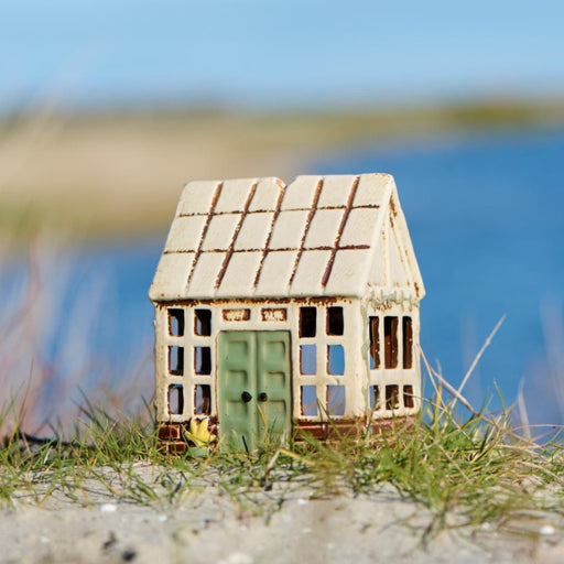 Gingerbread World IB Laursen Denmark – Ceramic Tealight House – Orangerie Greenhouse Shed - 27683-00