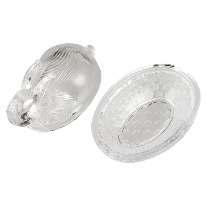 Gingerbread World IB Laursen Denmark – Danish Design Easter - Glass Bunny-shaped Candy Dish 8723-00