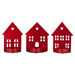 Gingerbread World IB Laursen Denmark – House Motif Tealight Candle Holders - red - 90165-33