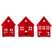 Gingerbread World IB Laursen Denmark – House Motif Tealight Candle Holders - red - 90165-33