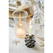 Gingerbread World IB Laursen Denmark – IB Laursen Metal Pine Cone Candle Holder, Antique Gold, 6 cm 57086-17