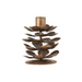 Gingerbread World IB Laursen Denmark – IB Laursen Metal Pine Cone Candle Holder, Antique Gold, 6 cm 57086-17