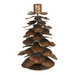 Gingerbread World IB Laursen Denmark – Metal Pine Cone Candle Holder, Antique Gold, 21 cm 57255-17