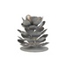 Gingerbread World IB Laursen Denmark – Metal Pine Cone Candle Holder, Antique Pewter, 6 cm 57086-18
