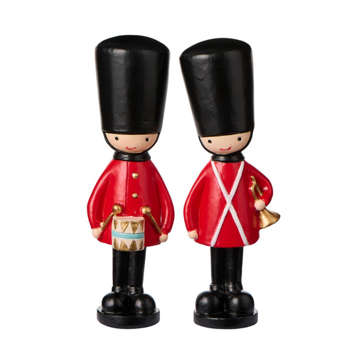 Gingerbread World IB Laursen Denmark – Scandinavian Christmas, Danish Guardsmen Figures – Set of 2 92251-99