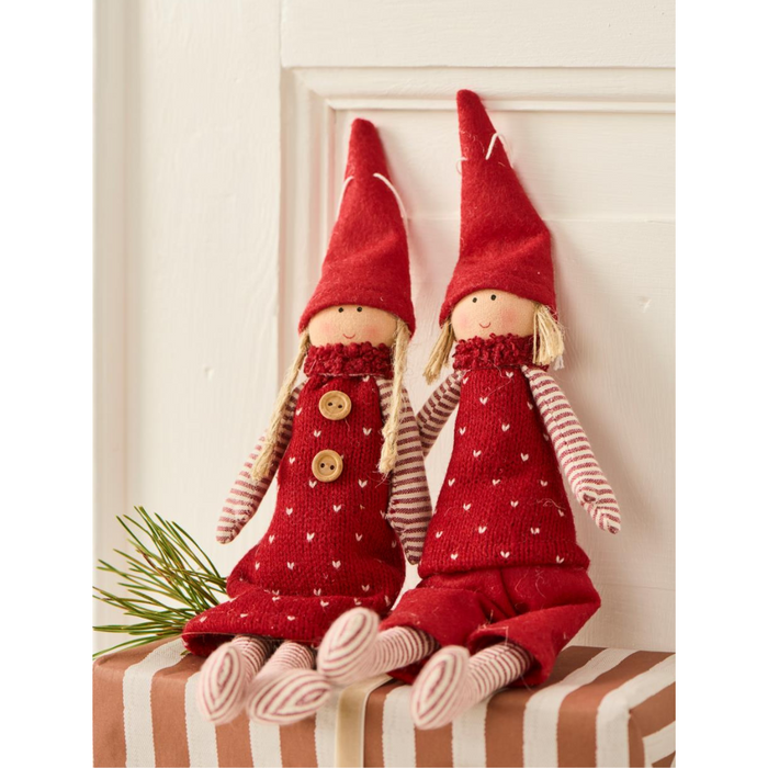 Gingerbread World IB Laursen Denmark – Scandinavian Christmas, Santa’s Helpers Sigrid and Sune 26944-99