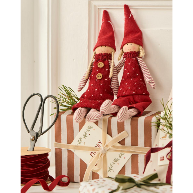 Gingerbread World IB Laursen Denmark – Scandinavian Christmas, Santa’s Helpers Sigrid and Sune 26944-99