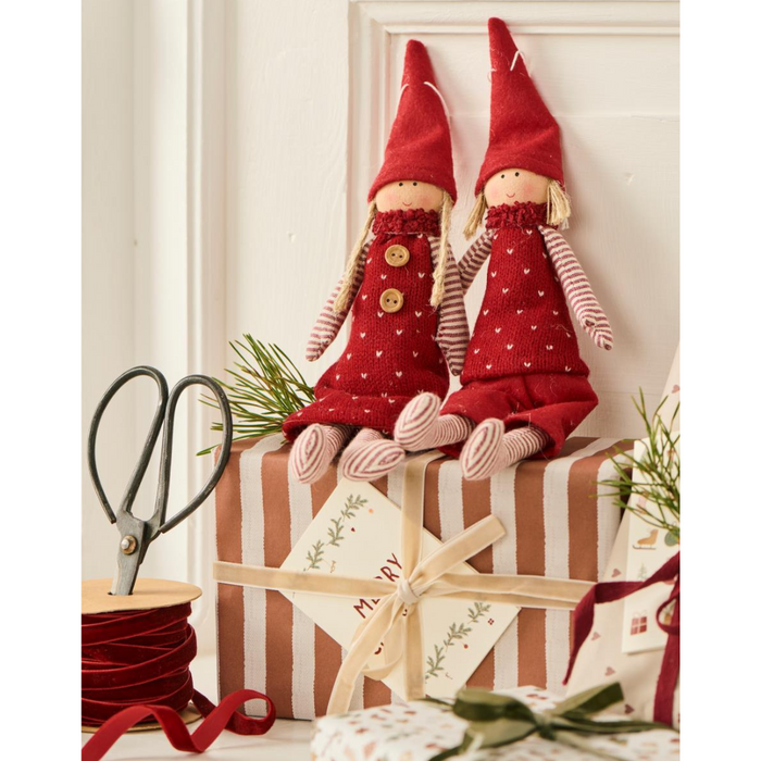 Gingerbread World IB Laursen Denmark – Scandinavian Christmas, Santa’s Helpers Sigrid and Sune 26944-99