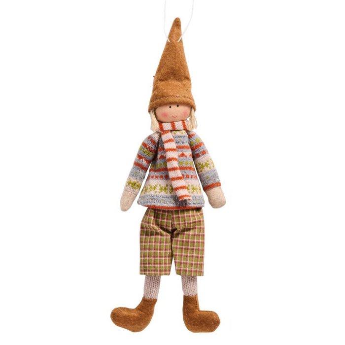 Gingerbread World IB Laursen Denmark – Scandinavian Christmas, Santa’s Helpers Solveig and Sigurd 26943-99