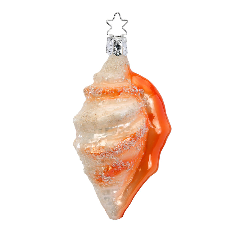 Gingerbread World Inge-Glas Manufaktur Canada - Sound of the Sea Seashell Ornamnent - 10047S020