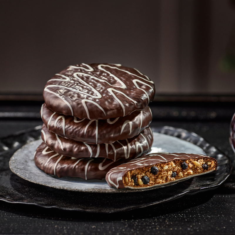 Gingerbread World Lebkuchen Schmidt - Premium Elisen Wild Blueberry & Marzipan - Lebkuchen of the Year 2025 – 61208