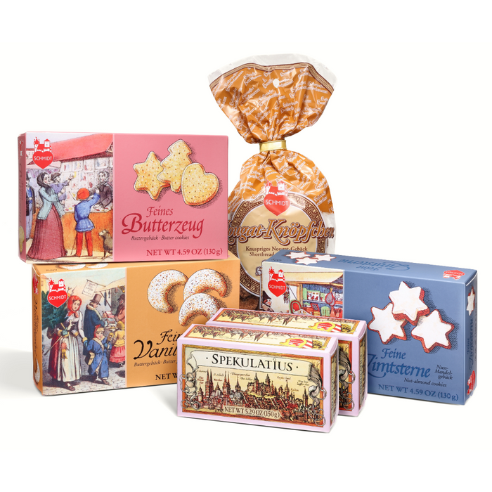 Gingerbread World Lebkuchen Schmidt Canada - Christmas Cookie Assortment - cookie types included - 50253