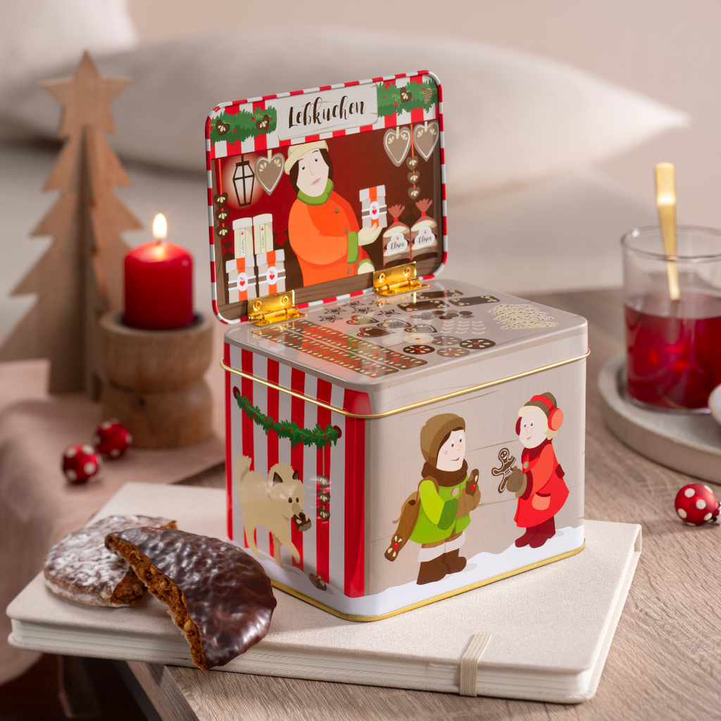 Nuremberg Lebkuchen with spices and nuts