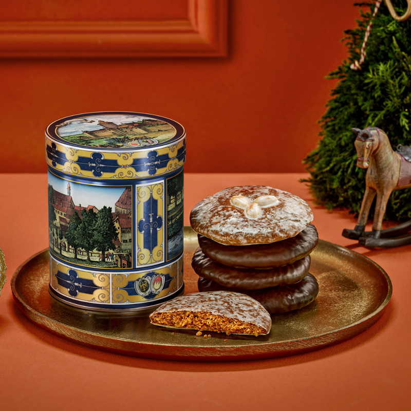 Gingerbread World Lebkuchen Schmidt Canada - Festive Tin 2026 - 61356