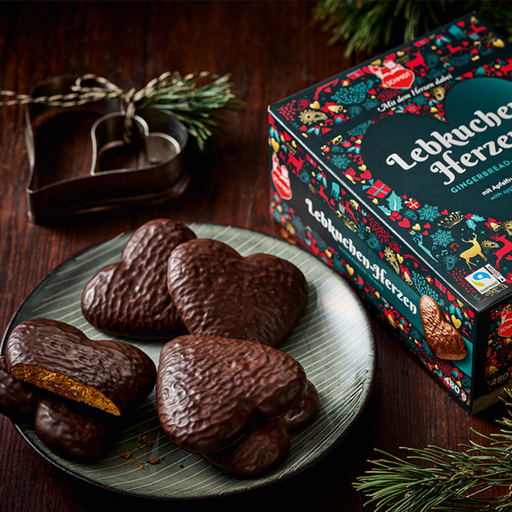 Gingerbread World Lebkuchen Schmidt Canada Gingerbread Hearts Box 61017