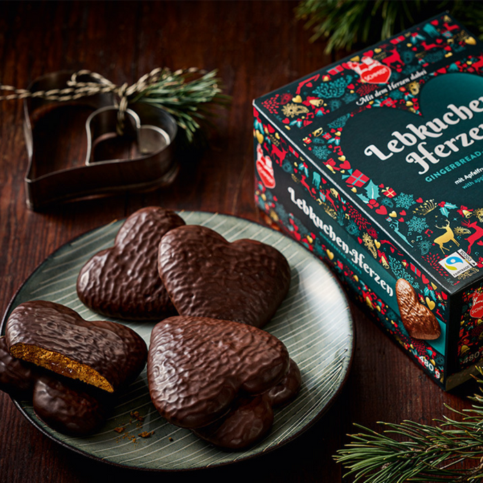 Gingerbread World Lebkuchen Schmidt Canada Gingerbread Hearts Box 61017