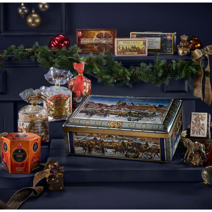 lebkuchen aufbewahrung Lebkuchen Schmidt Nuremberg Gift Chest – German Christmas Cookies & Stollen — Gingerbread World
