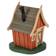 Gingerbread World Richard Glaesser German Folk Art - Smoker Cottage Red 2630