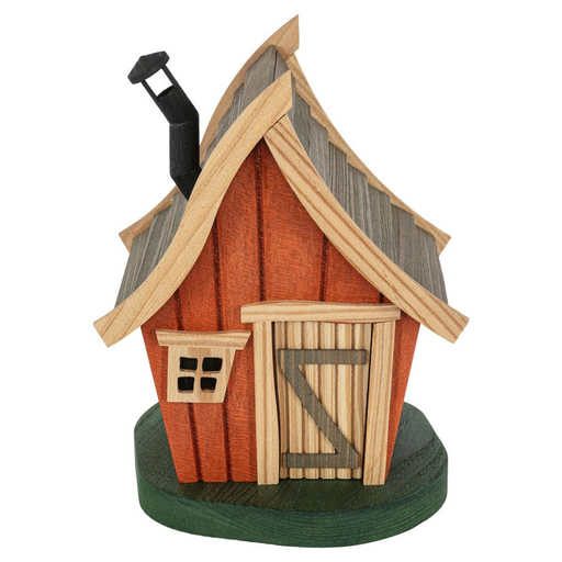 Gingerbread World Richard Glaesser German Folk Art - Smoker Cottage Red 2630