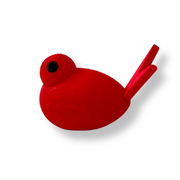 Gingerbread World European Market - Larssons Tra Handcrafted Wood Folk Art from Sweden - Sitting Bird ornament