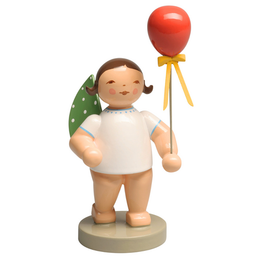 Gingerbread World Wendt und Kuehn - Angel with Balloon, Red 650-159