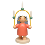 Gingerbread World Wendt und Kuehn - Angel with Crown Collection - Angel with Arch and Candles 6235-6