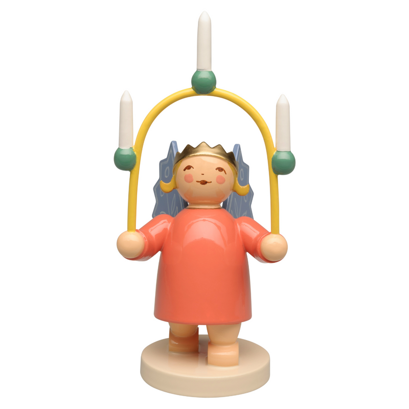 Gingerbread World Wendt und Kuehn - Angel with Crown Collection - Angel with Arch and Candles 6235-6