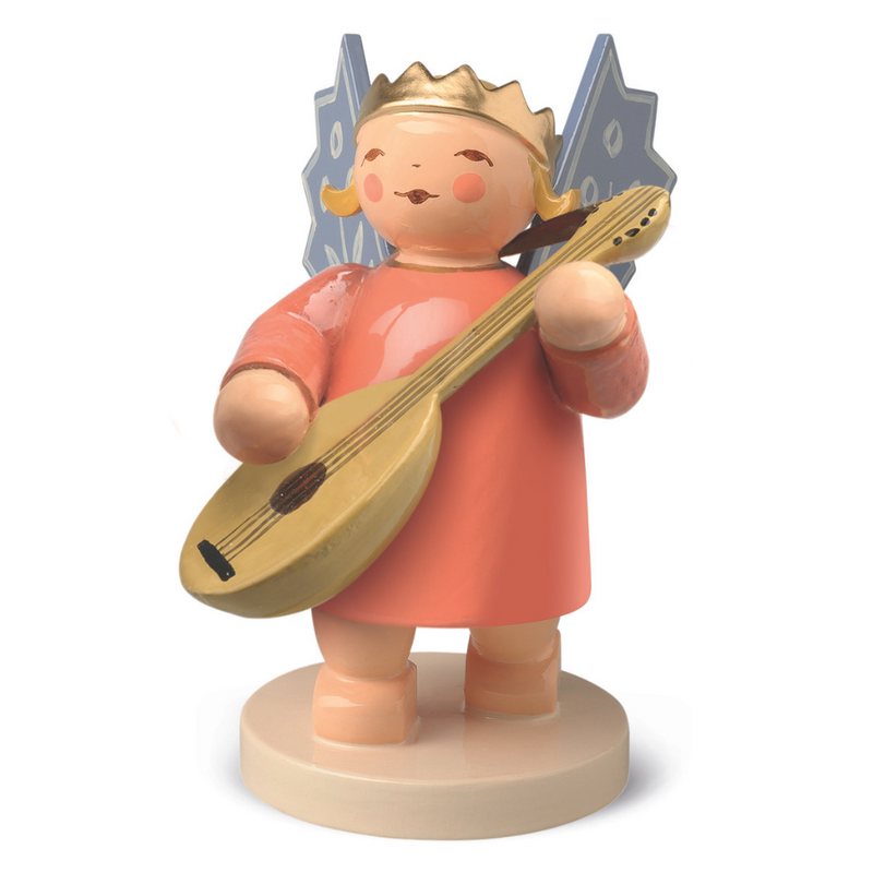 Gingerbread World Wendt und Kuehn Canada - Angels wearing Crowns, Angel with Lute 6231-3