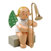 Gingerbread World Wendt und Kuehn Canada - Gruenhainichen Angel - Angel with Trombone, Sitting 650-29a
