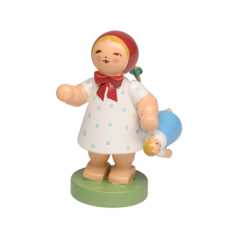 Gingerbread World Wendt und Kuehn Canada – Blumenkinder and Friends – Girl with Doll 5231-2