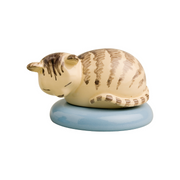 Gingerbread World Wendt und Kuehn Canada – Blumenkinder and Friends – Sleeping Cat Gray Stripes - 5286-1