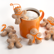 Wicklein Meistersinger Tassenwichtel – Glazed Gingerbread Mug-Buddies