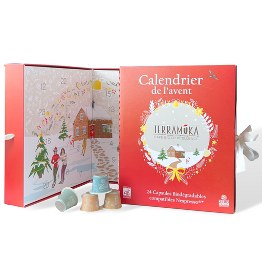 Gingerbread World Christmas Market - Coffee Advent Calendar Terramoka Nespresso Compatible Organic Biodegradable