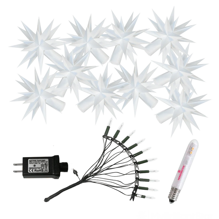 Gingerbread World Euopean Christmas Market - Herrnhuter Stars Canada - Star Chain White