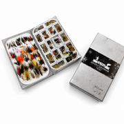 Fly Fishing Advent Calendar with 24 hand-tied Canadian flies and waterproof fly box | Gingerbread World European Christmas