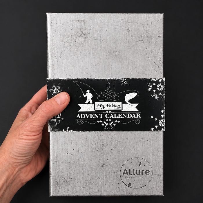 Fly Fishing Advent Calendar with 24 hand-tied Canadian flies and waterproof fly box | Gingerbread World European Christmas