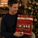 Abtey Royal Des Lys Liqueur Chocolate Advent Calendar from France with premium dark chocolates filled with classic liqueur flavours | Gingerbread World European Christmas