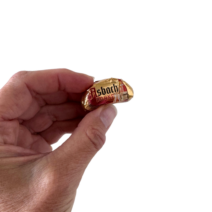 Asbach Brandy Beans or Edle Weinbrand Bohnen. Available in Canada at Gingerbread World