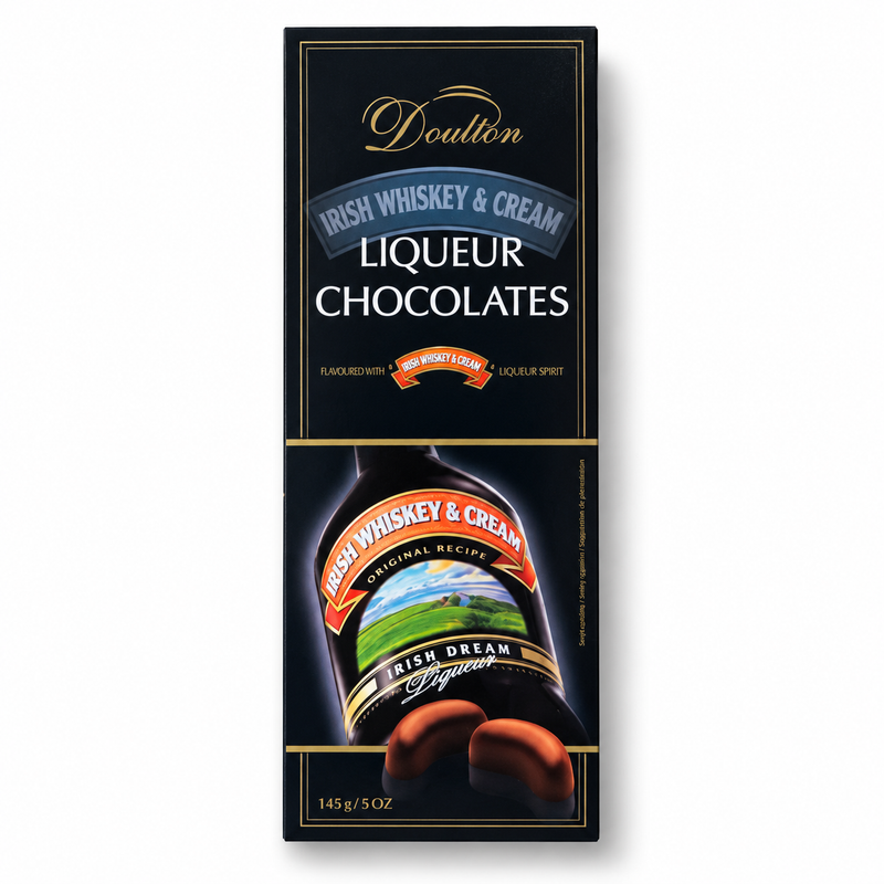Gingerbread World European Christmas Market - Doulton German - Irish Whiskey and Cream Liqueur Dark Chocolates