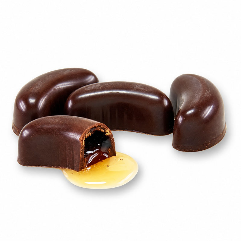 Gingerbread World European Christmas Market - Doulton Germany - Weinbrandbohnen Dark Chocolate Beans with Liqueur fillings