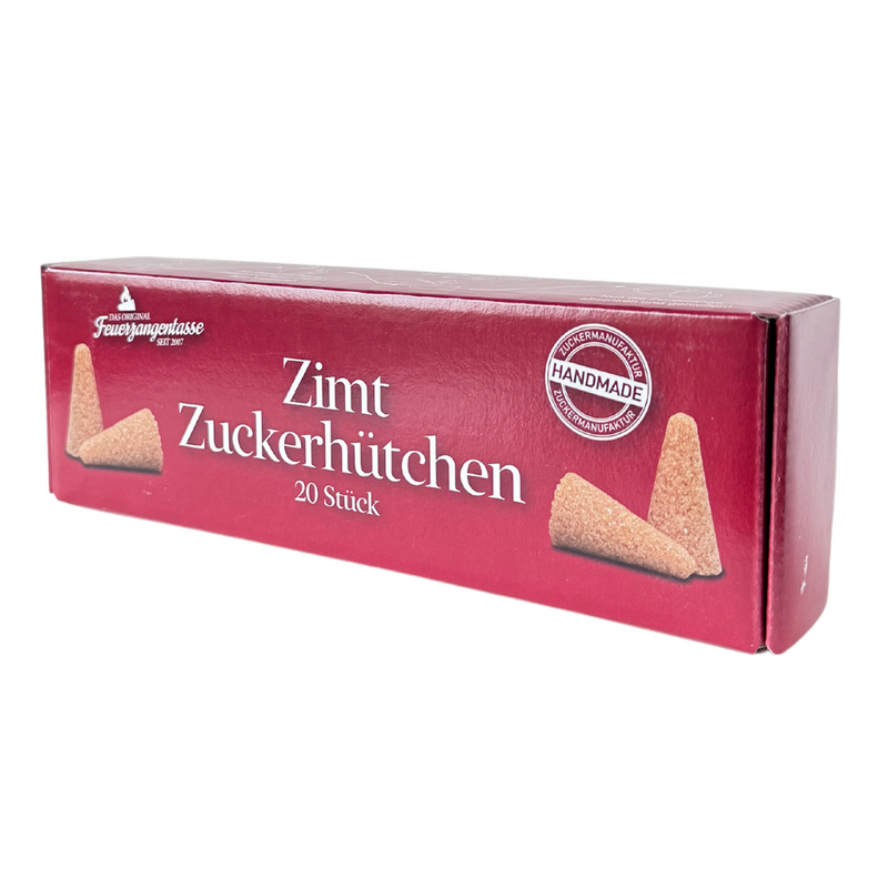 Gingerbread World European Christmas Market - Feuerzangenbowle Zuckerhut Sugar Cones Mini with Cinnamon Pack of 20