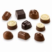 Confiserie Kathy Belgian Assorted Chocolate Pralines Gift Box with assorted milk, dark, and white chocolate pralines in a 500 g gift box.