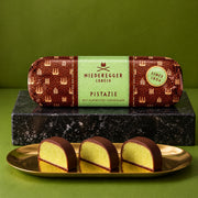 Gingerbread World European Christmas Market - Niederegger Luebeck Marzipan - Pistachio Loaf in Dark Chocolate
