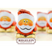 Gingerbread World European Christmas Market - Riegelein Solid Milk Chocolate Mini Santas in hardshell RIE293