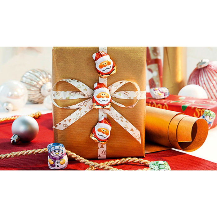 Gingerbread World European Christmas Market - Riegelein Solid Milk Chocolate Mini Santas in hardshell RIE293