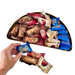 Dresdner Stollen Bites Decorative Metal Gift Tin - 4 flavours of Stollen in individually wrapped bite size pieces